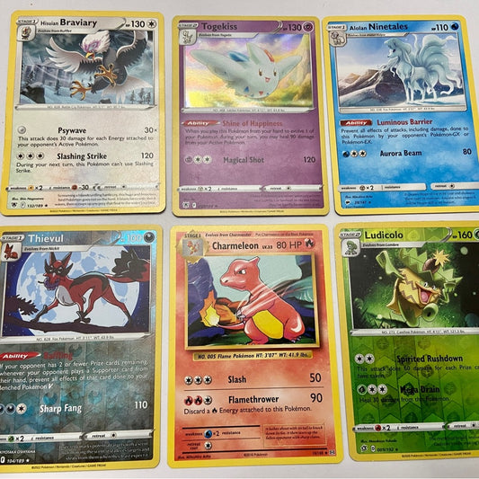 Lot of 6 Pokemon Cards # 6