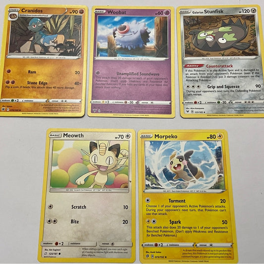 Lot of 5 Pokemon Cards # 7
