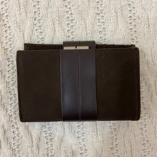 Vintage, Reaction Generation Dark Brown Compact Wallet