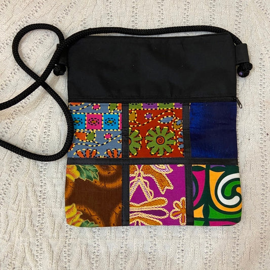 Colorful Folding Tote Bag - Crossbody