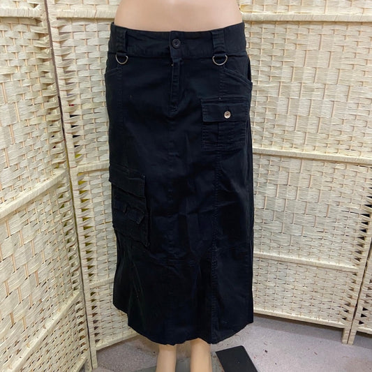 Jypsy Jeans Black Denim Skirt  Size M-L