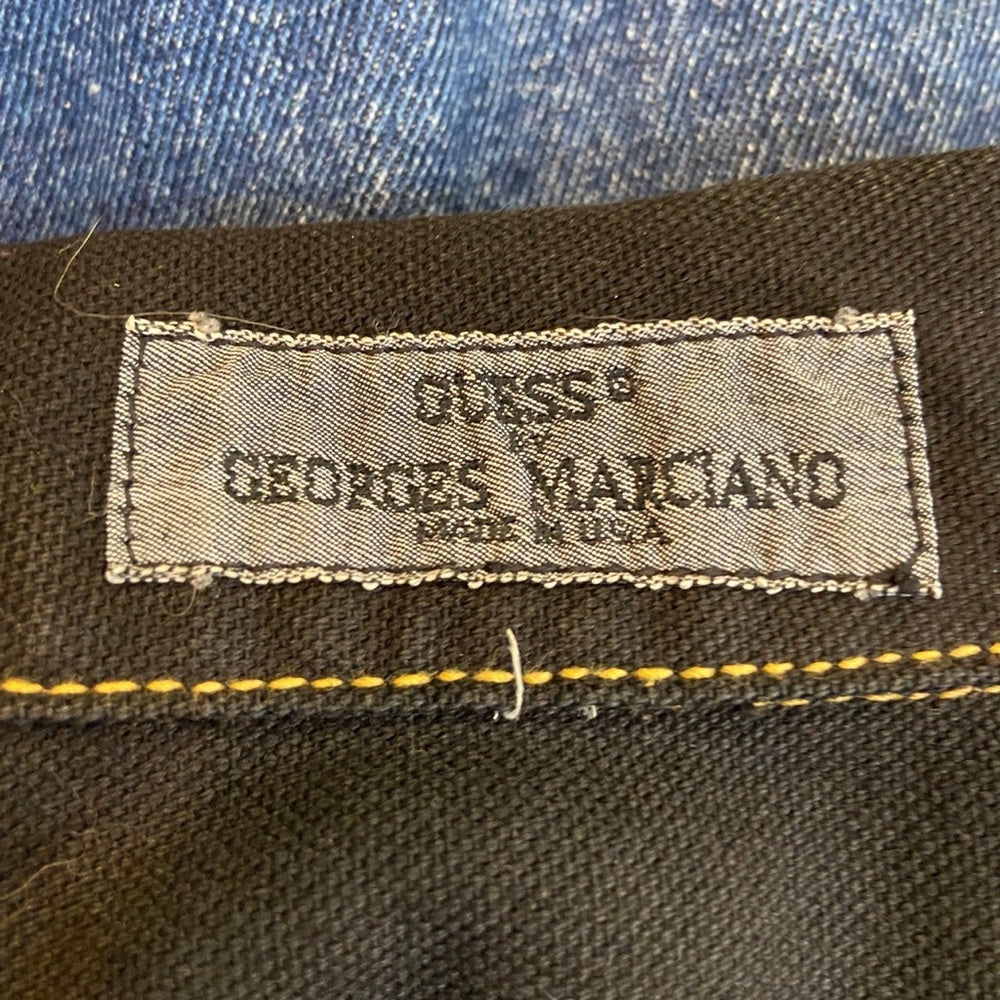 Vintage, Guess by Georges Marciano  Black Cropped Jacket (L)