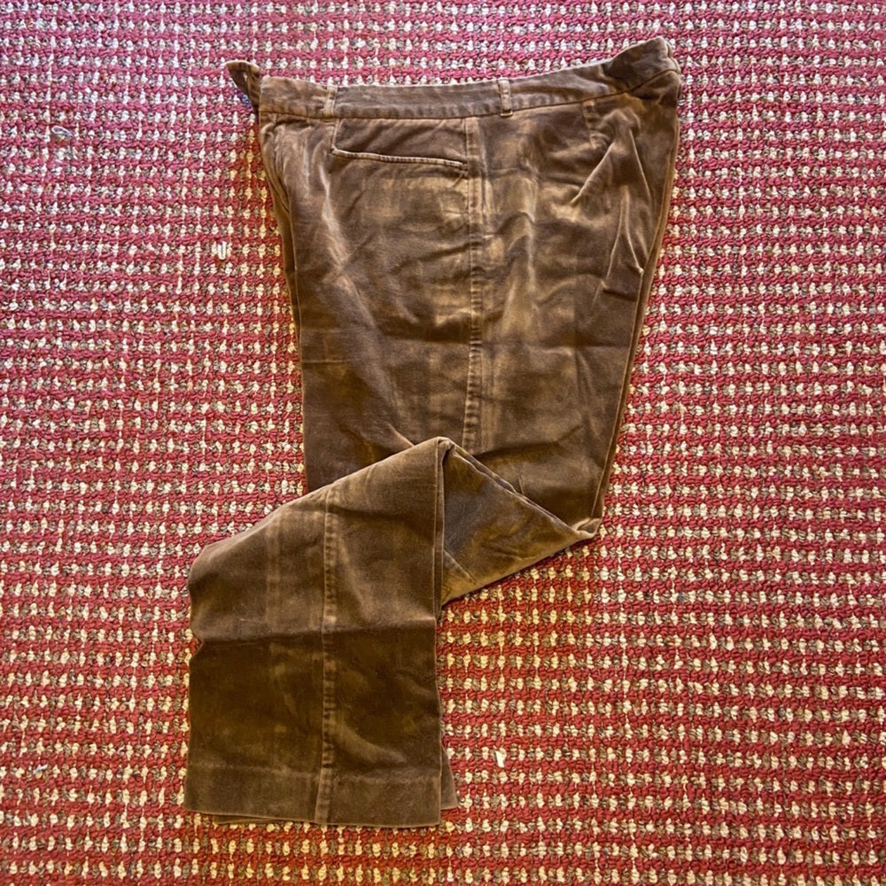 Vintage, Gap, Brown, Stretch Velvety Pants Size-12