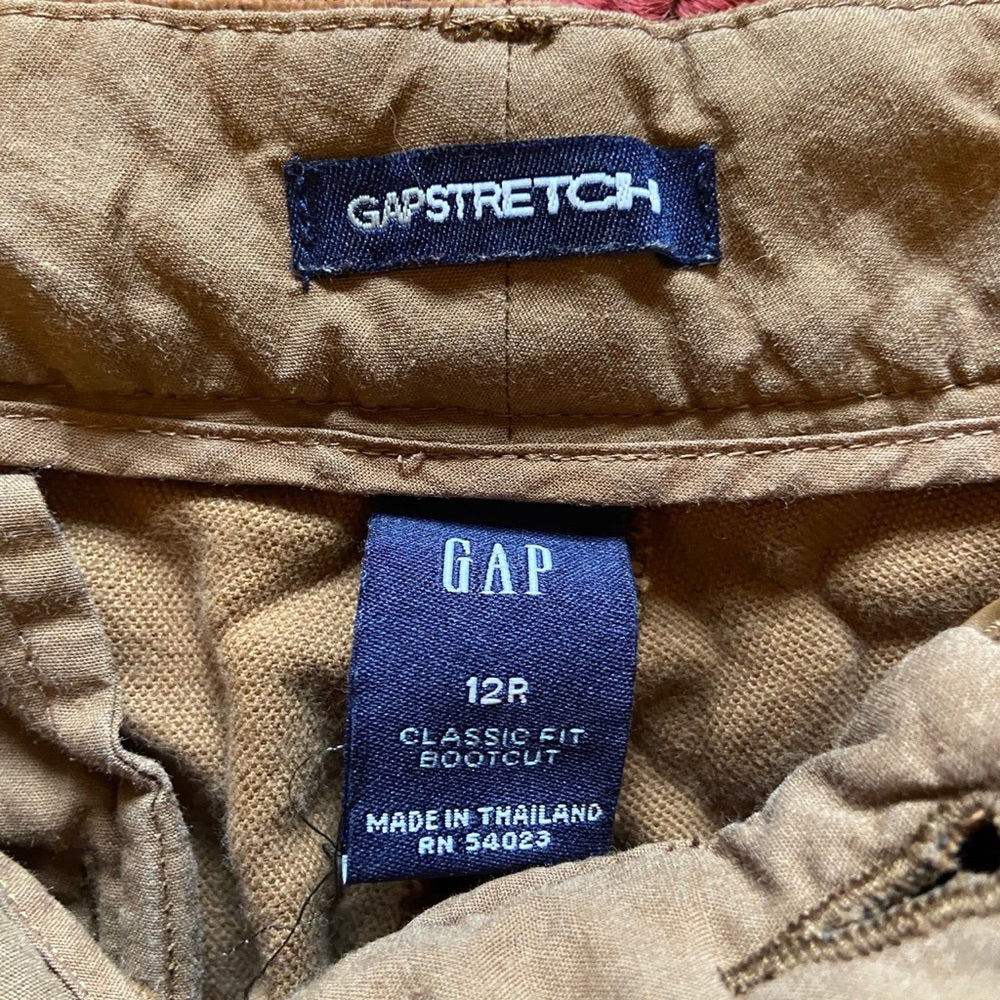 Vintage, Gap, Brown, Stretch Velvety Pants Size-12