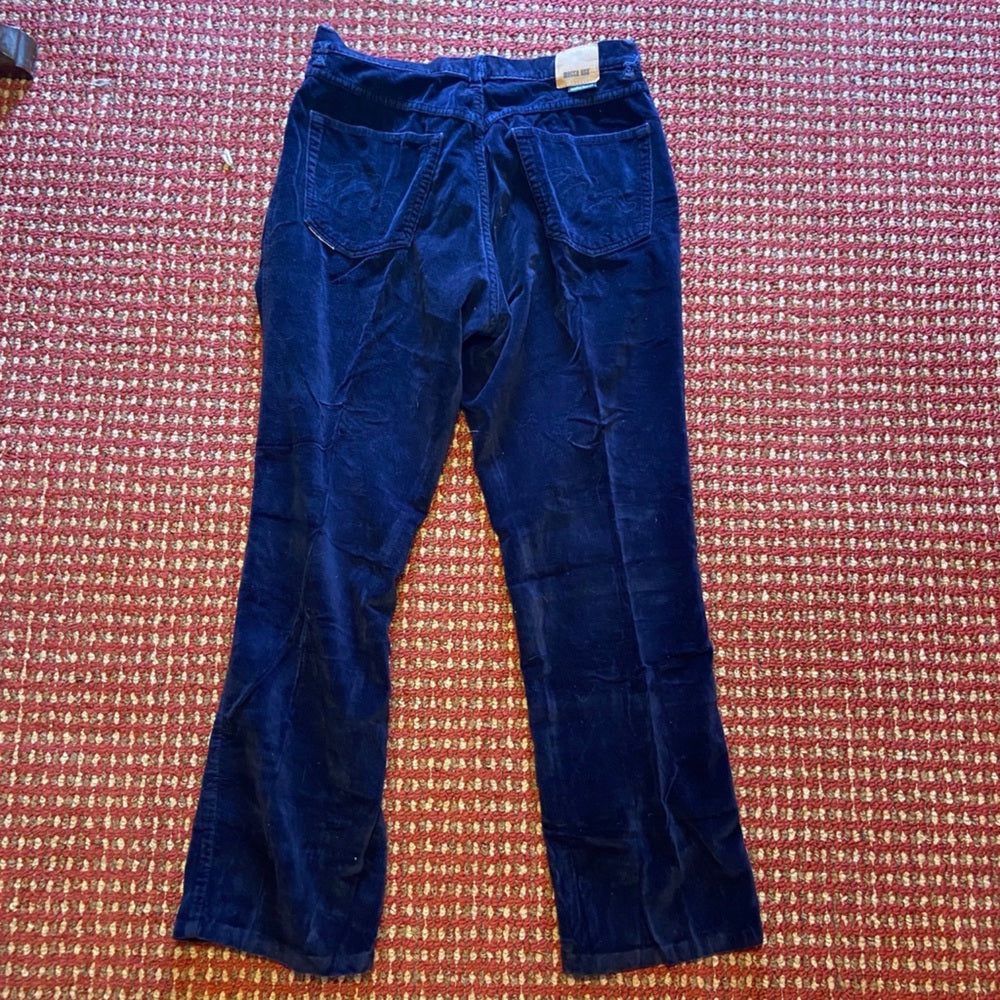 Vintage, Mecca, USA Blue Velvet Pants (Size 31)