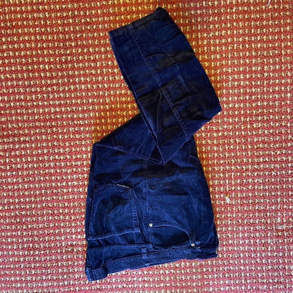 Vintage, Mecca, USA Blue Velvet Pants (Size 31)