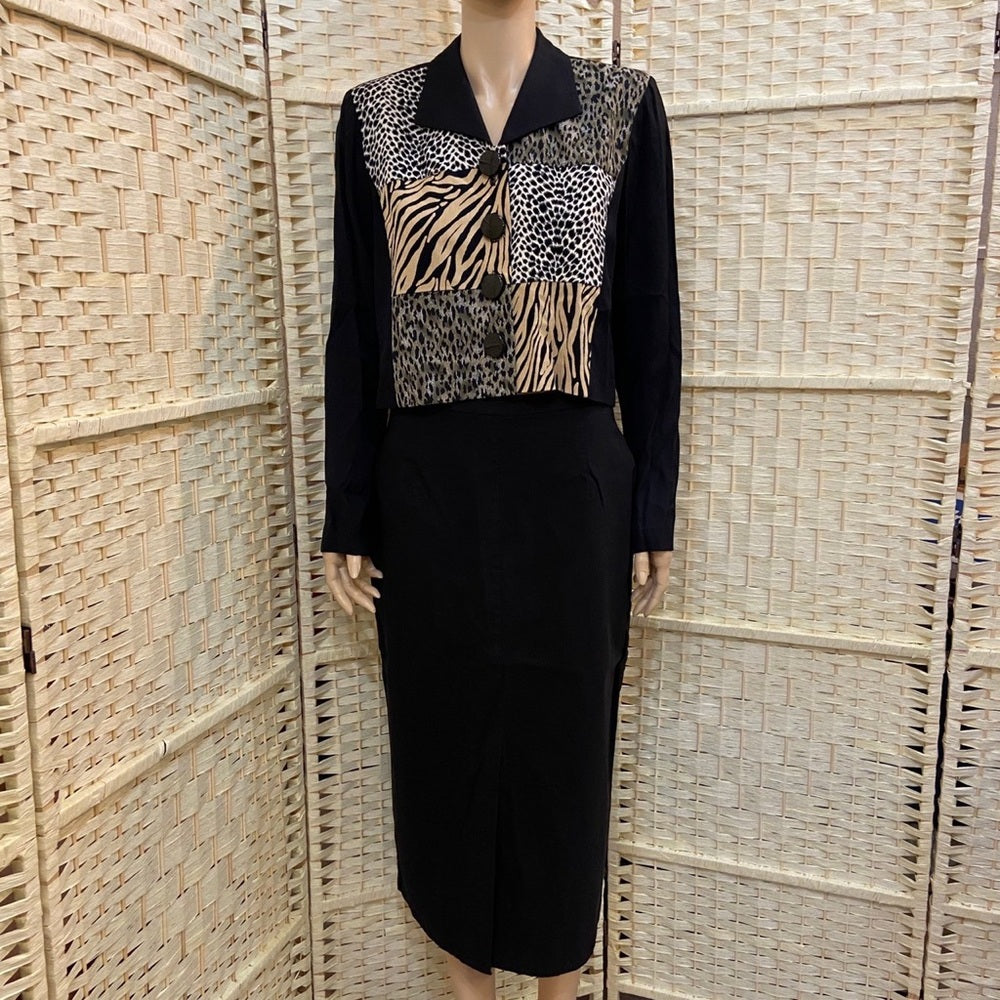 Casual Corner, Animal Print Blazer SIze-6