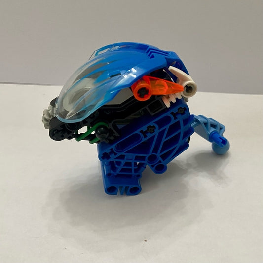 Vintage, Rare, Lego, Bionicle -Blue, Orange and White 4in x3in x 2in