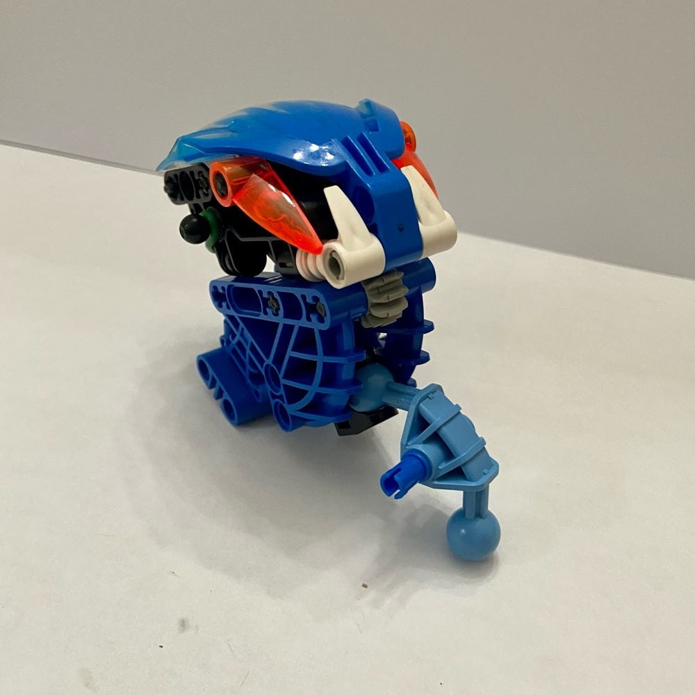 Vintage, Rare, Lego, Bionicle -Blue, Orange and White 4in x3in x 2in
