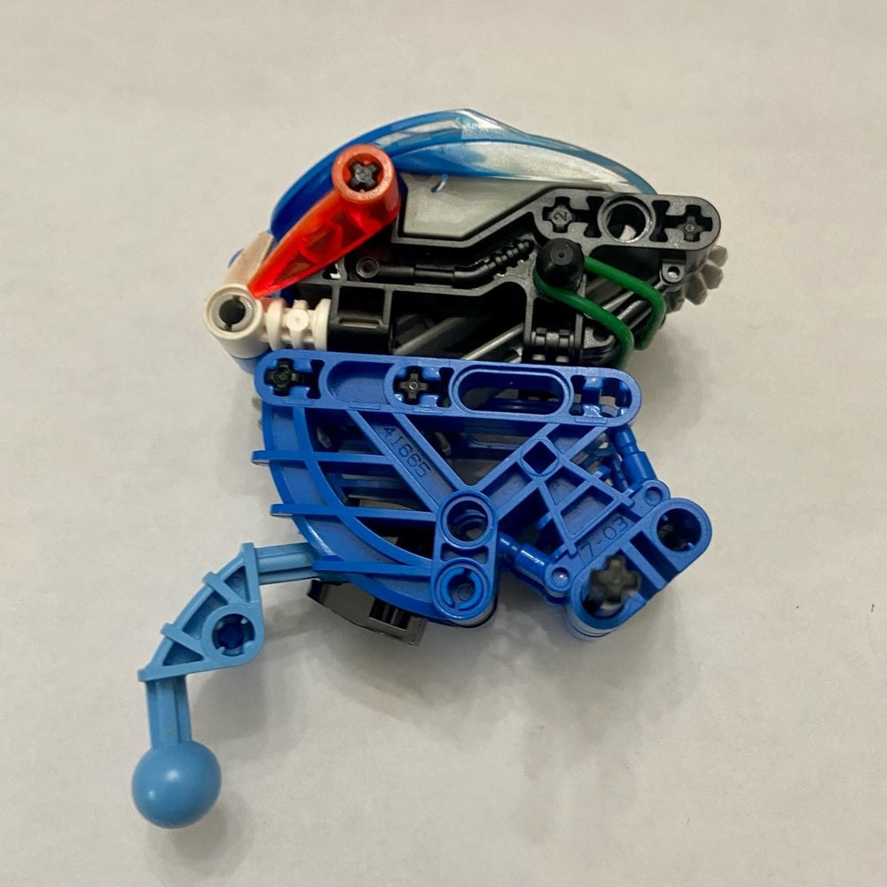Vintage, Rare, Lego, Bionicle -Blue, Orange and White 4in x3in x 2in