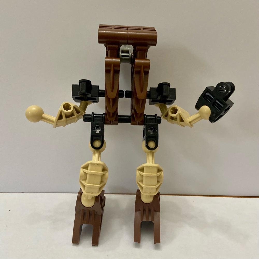 Vintage, Rare, Lego, Bionicle -Brown, Beige and Black 6in x5in x 3in  (C0223)