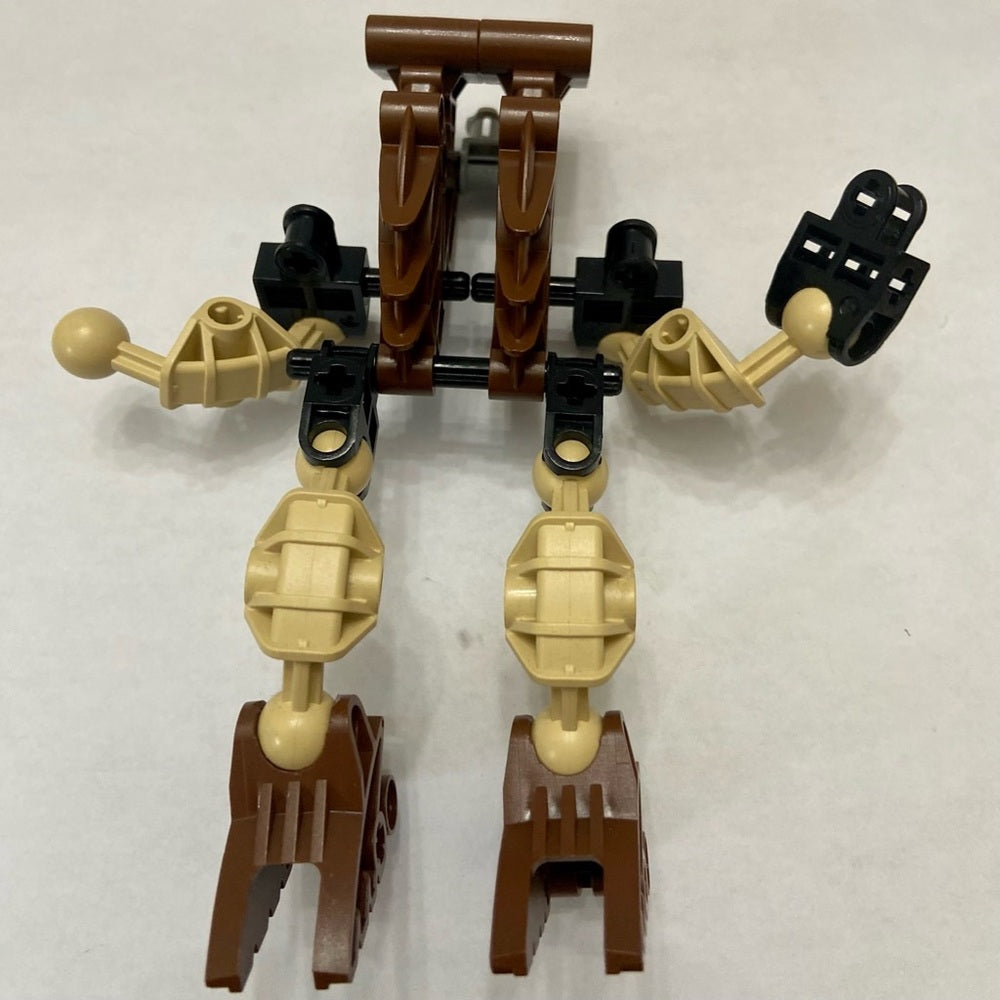 Vintage, Rare, Lego, Bionicle -Brown, Beige and Black 6in x5in x 3in  (C0223)