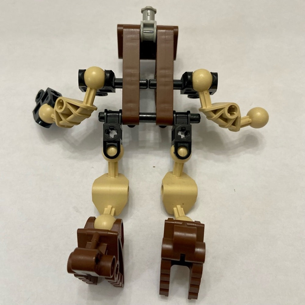 Vintage, Rare, Lego, Bionicle -Brown, Beige and Black 6in x5in x 3in  (C0223)