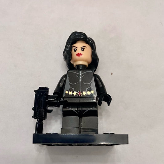 World Mini Figures-Long Haired, Black Widow, 2-inch Miniature Figure