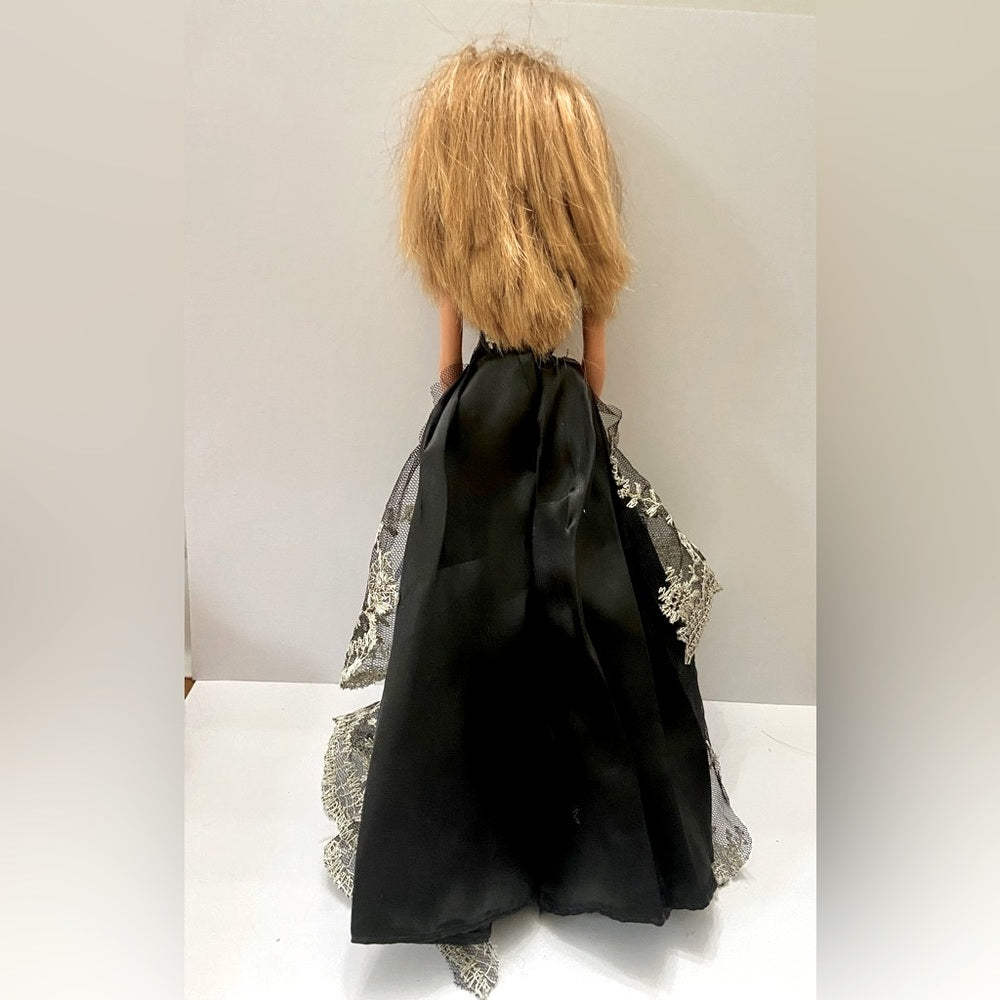 Vintage, 1991 Mattel Barbie Doll in Elegant Black and White Gown