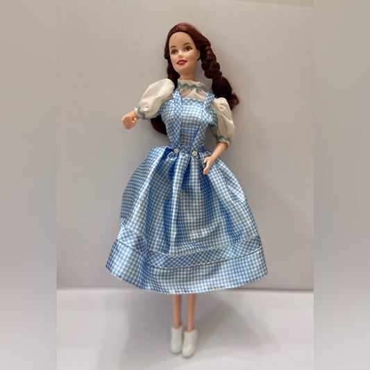 Vintage, 1980-90s, Wizard of Oz Dorothy Doll in Blue and White Dress