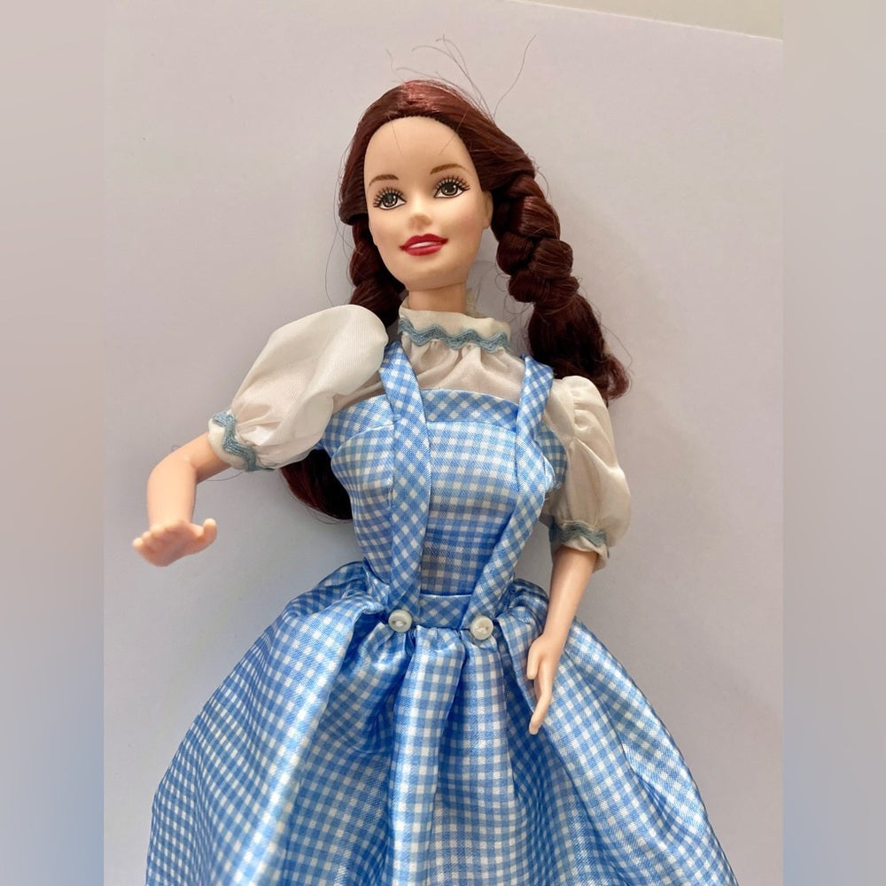 Vintage, 1980-90s, Wizard of Oz Dorothy Doll in Blue and White Dress