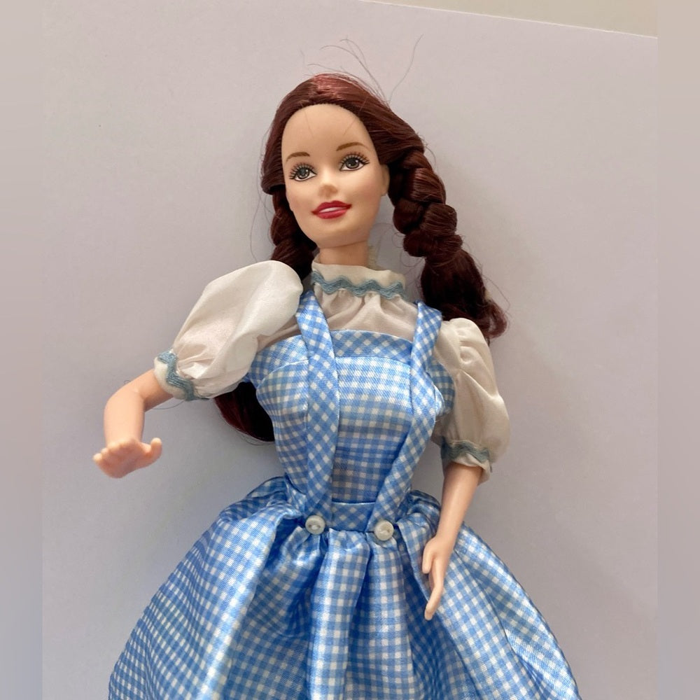 Vintage, 1980-90s, Wizard of Oz Dorothy Doll in Blue and White Dress