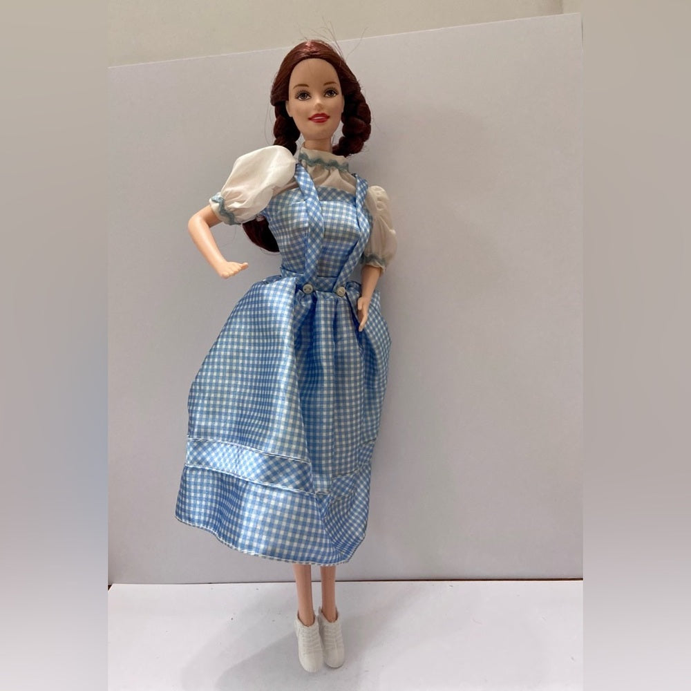 Vintage, 1980-90s, Wizard of Oz Dorothy Doll in Blue and White Dress