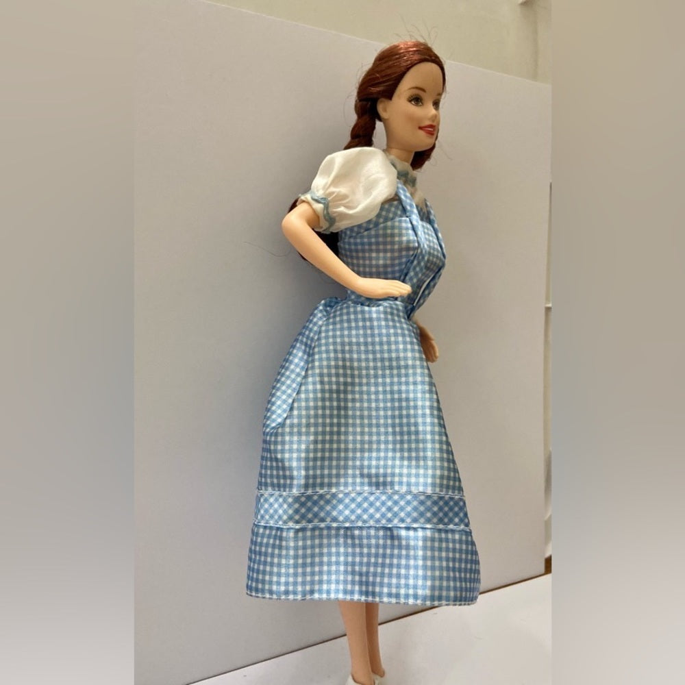 Vintage, 1980-90s, Wizard of Oz Dorothy Doll in Blue and White Dress
