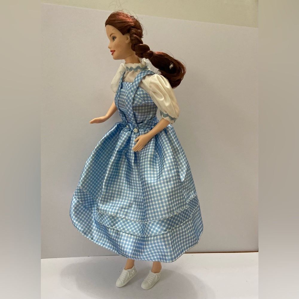 Vintage, 1980-90s, Wizard of Oz Dorothy Doll in Blue and White Dress