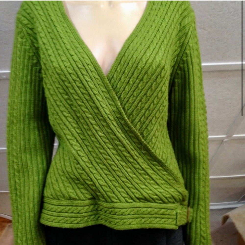 Bandolino Stunning Green Sweater (XL)