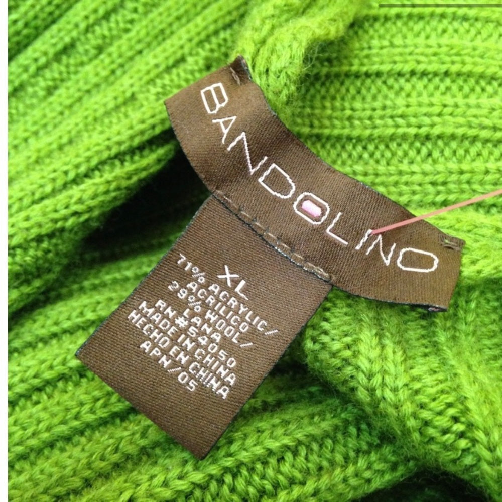Bandolino Stunning Green Sweater (XL)