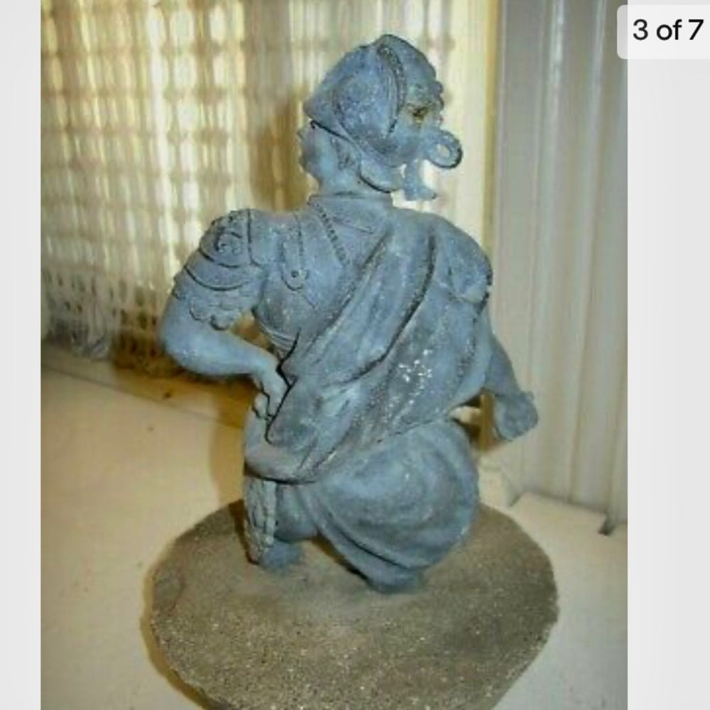 Antique, Alexander the Great Sculpture on Urn Lid
