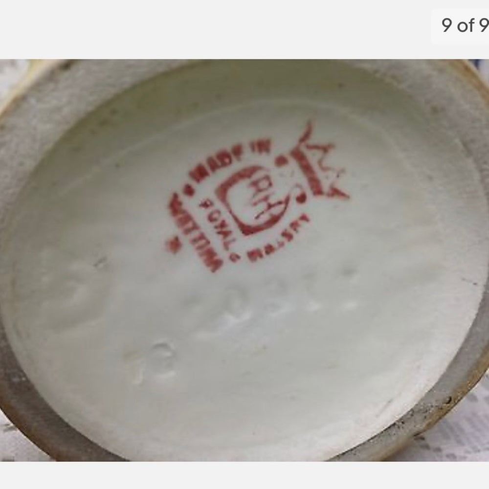 Antique, 10in x 5.5in Austrian Whiteware, Royal Rex Tima Portrait Vase