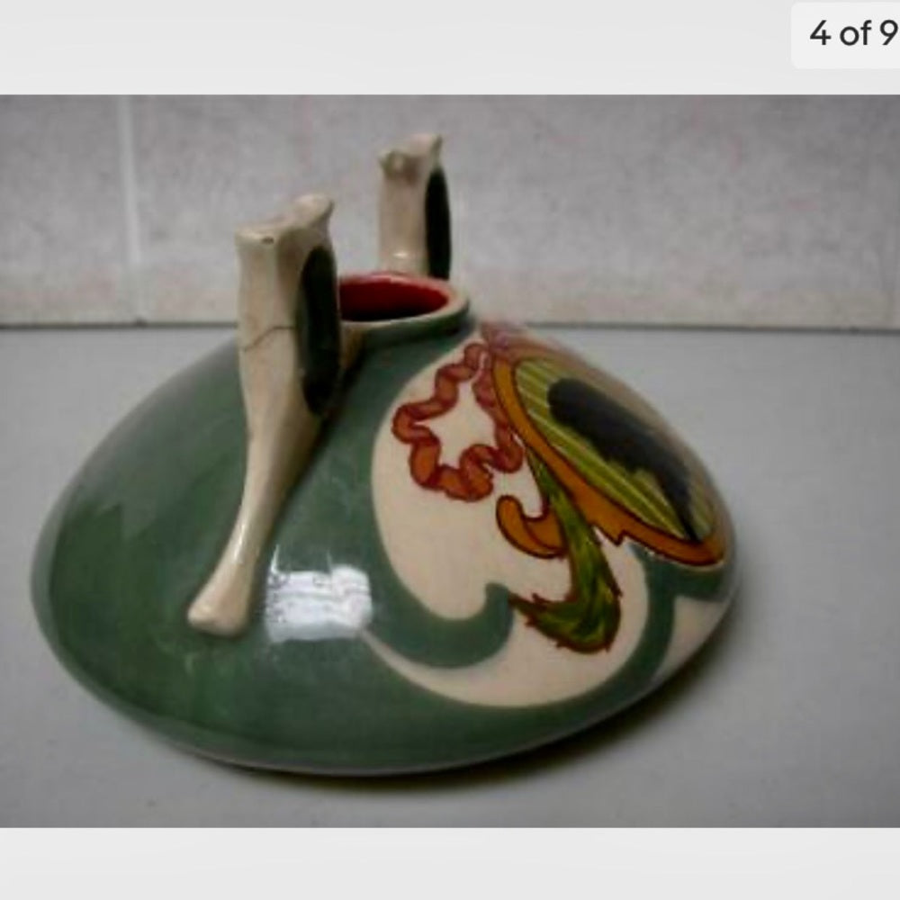 Antique, Rare, Washington Silhouette Inkwell, Candle Holder, Vase or Desk Access