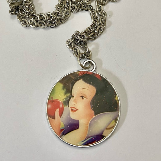 Vintage, Disney Princesses Necklace- Snow White