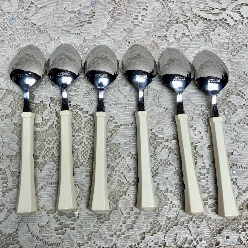 Vintage, Oxford Hall, Japan 36-pc Blue Willow Flatware, Service for 6 ((3T-1022)