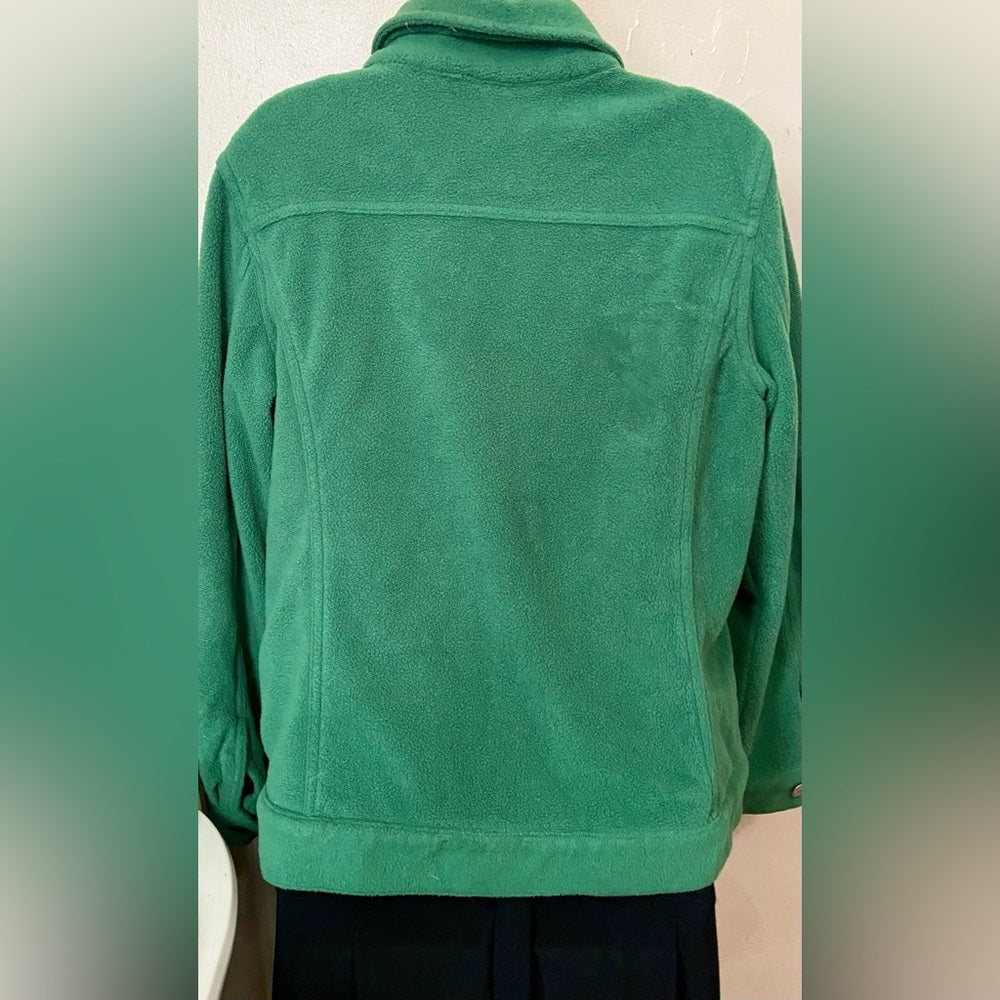 Bob Mache Wearables Green Fleece Shirt Jacket. Size S-M