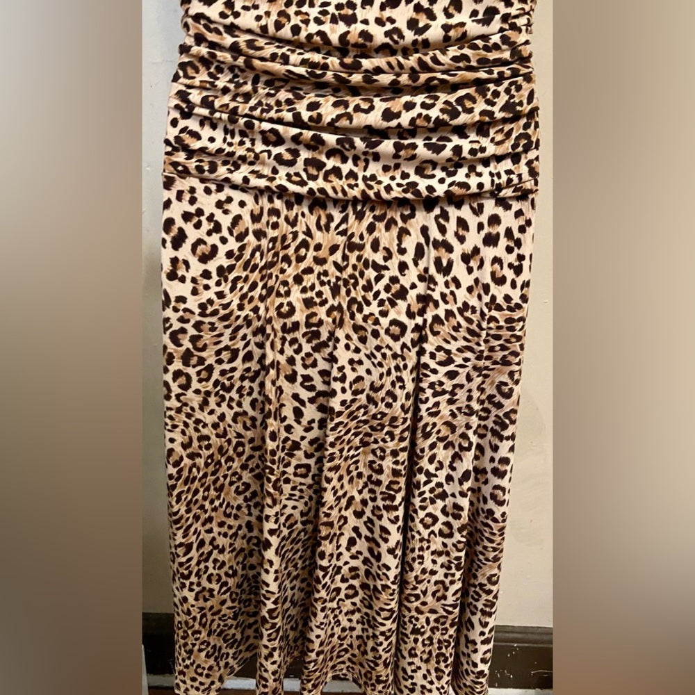 Rock Candy Leopard Brown Dress - Size M