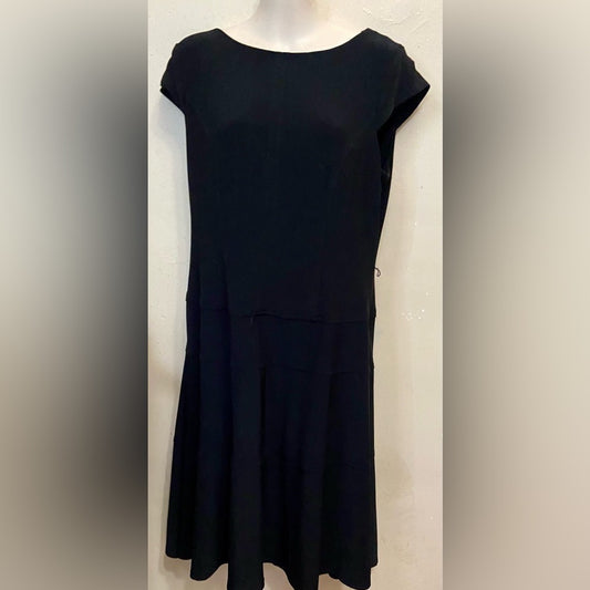 Anne Klein Black Stretchy Dress - Size 12
