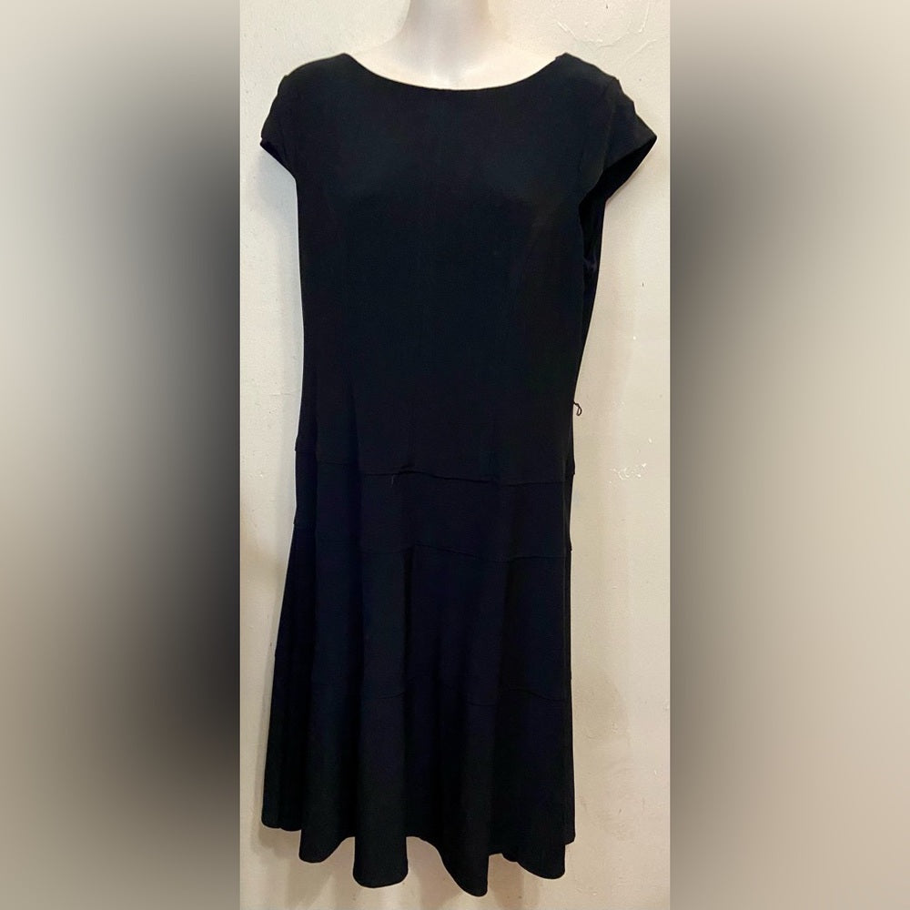 Anne Klein Black Stretchy Dress - Size 12
