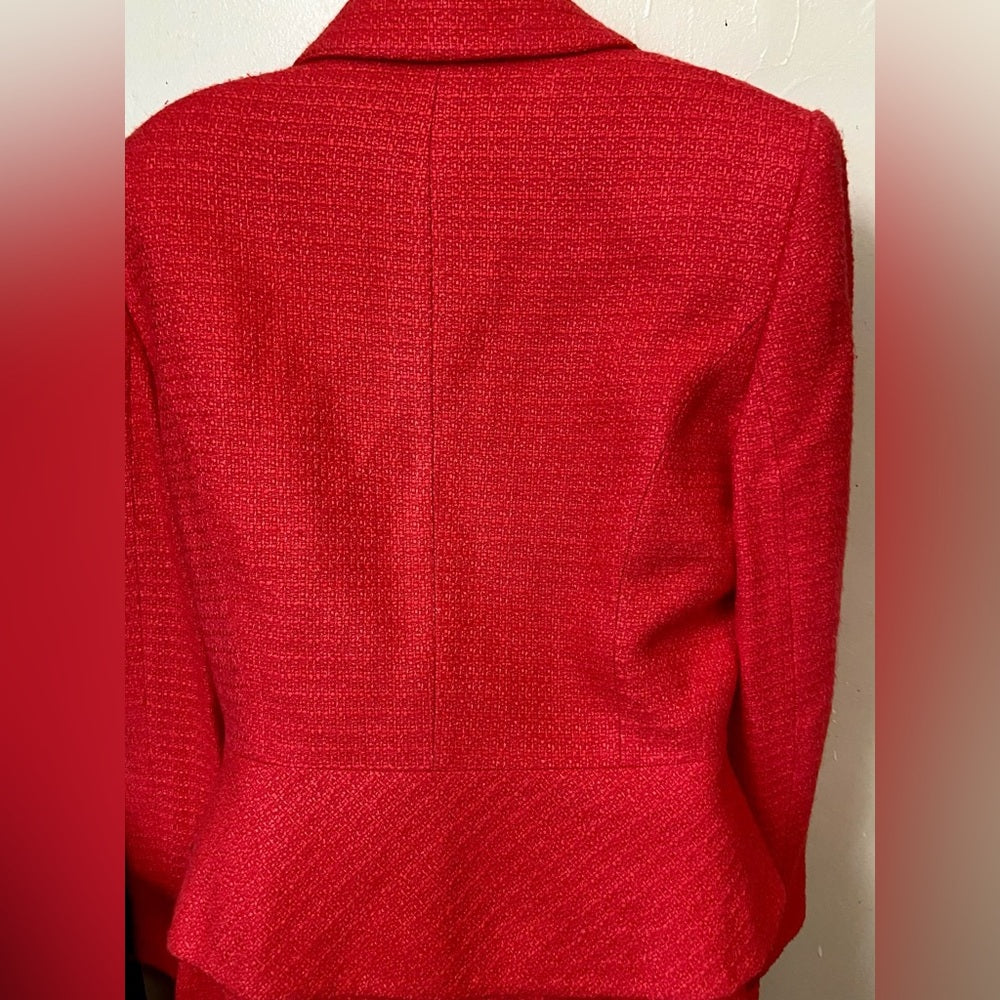 Liz Claiborne Red 2-pc Suit Outfit Set. (Size 12)