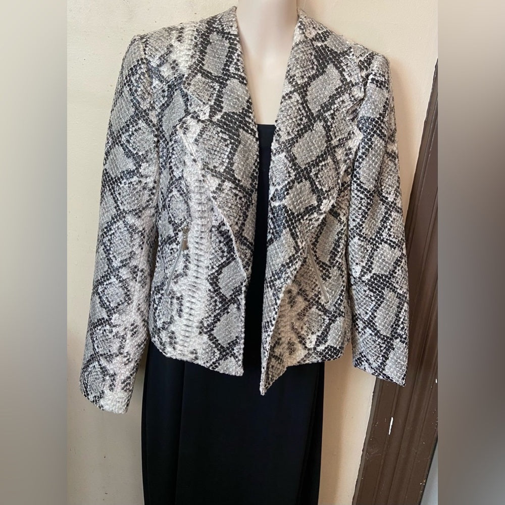 Alberto Makali Reptile, Snakeskin Print Jacket (M) Z0423