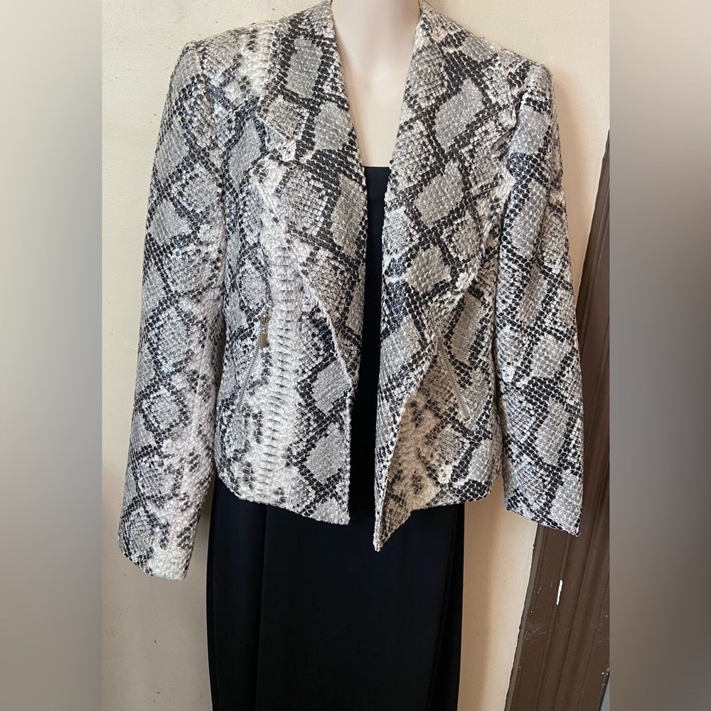 Alberto Makali Reptile, Snakeskin Print Jacket (M) Z0423