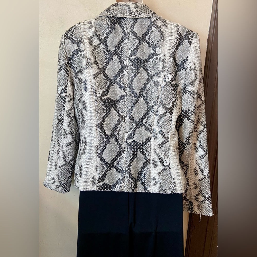 Alberto Makali Reptile, Snakeskin Print Jacket (M) Z0423