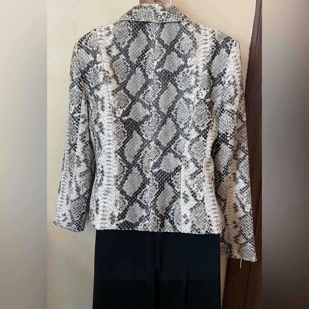 Alberto Makali Reptile, Snakeskin Print Jacket (M) Z0423
