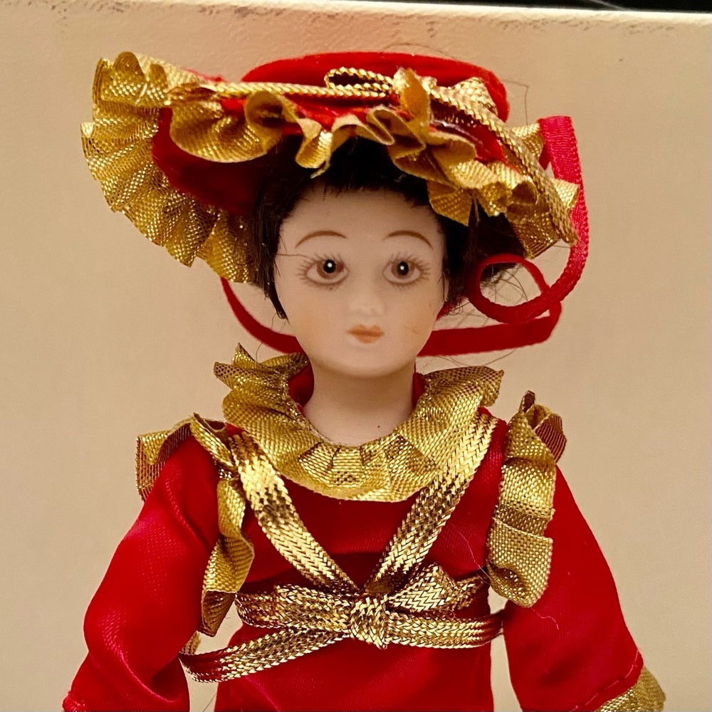 Vintage Danburry Mint-The Ladies of Fashion Dolls- Christmas Ornaments # 22