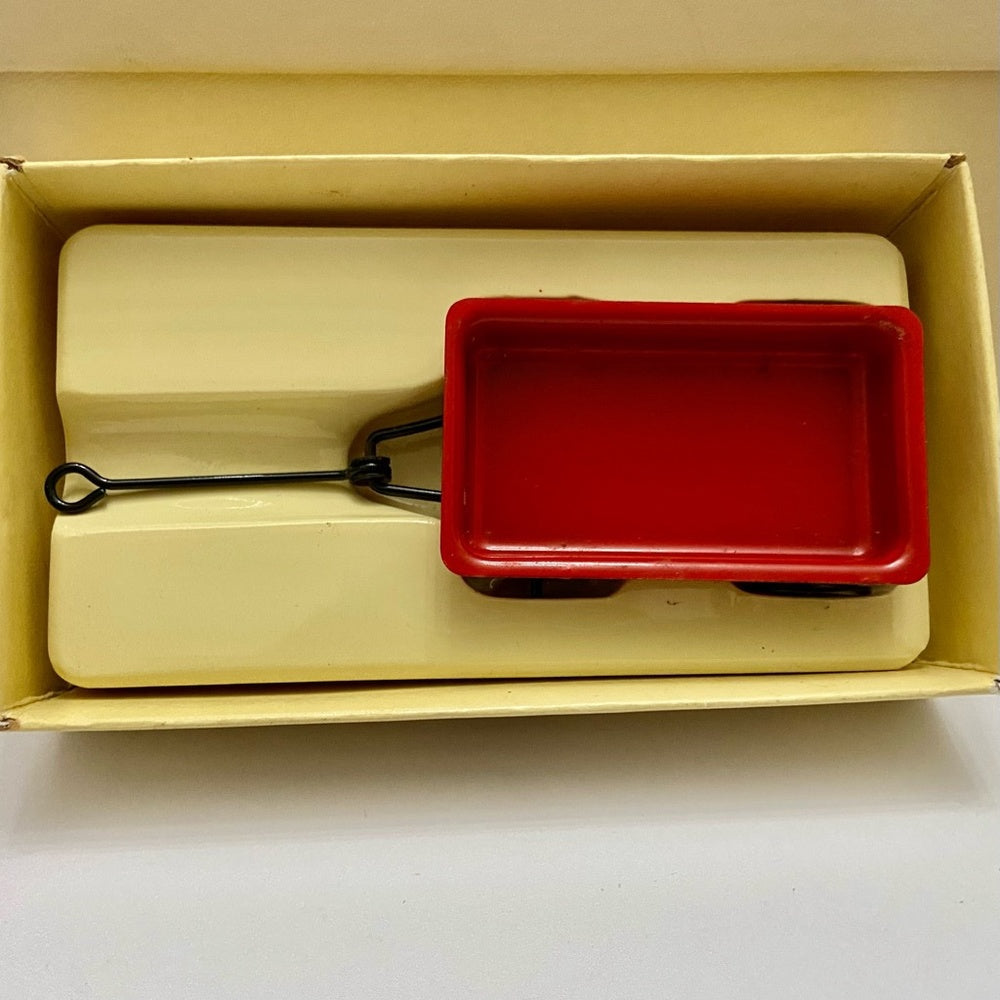 Vintage, Rare, Country Antique Ornaments- Red Wagon