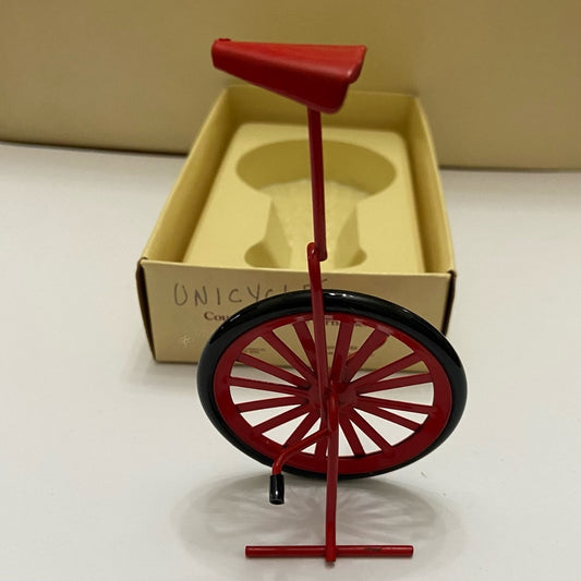 Vintage, Rare, Country Antique Ornaments- Unicycle