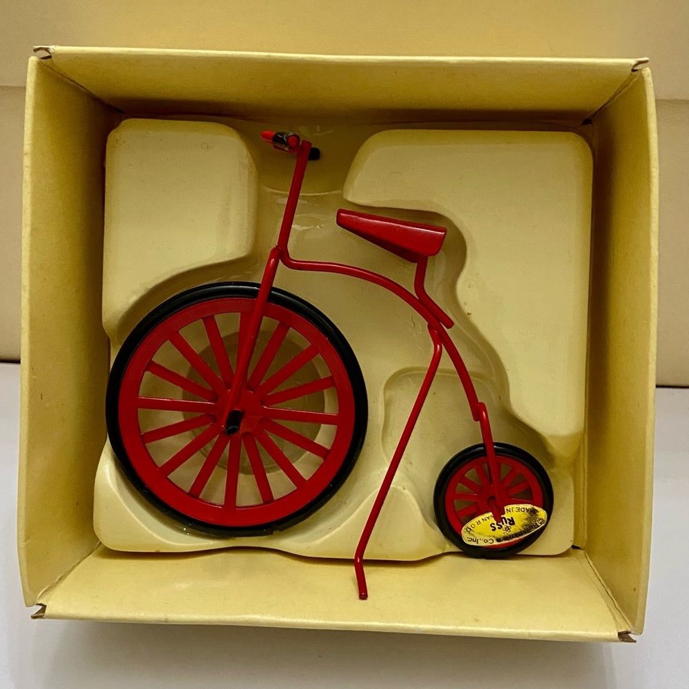 Vintage, Rare, Country Antique Ornaments- Bicycle