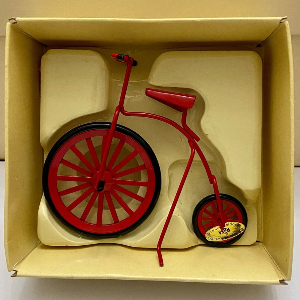 Vintage, Rare, Country Antique Ornaments- Bicycle