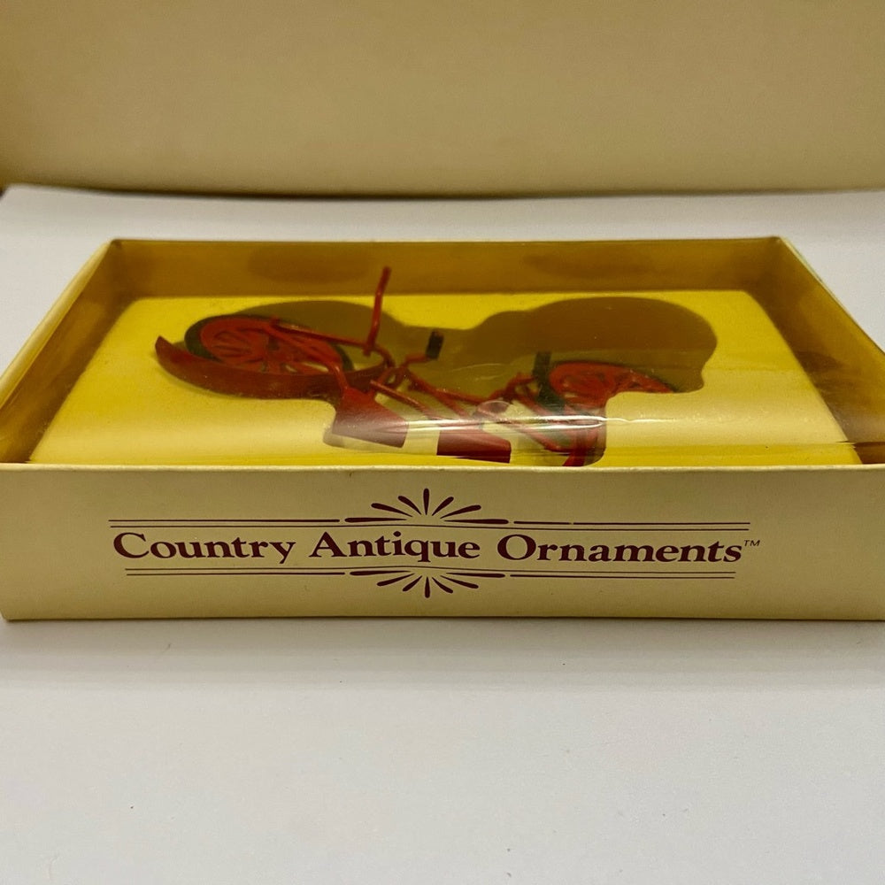 Vintage, Rare, Country Antique Ornaments- 2 Seater Bicycle