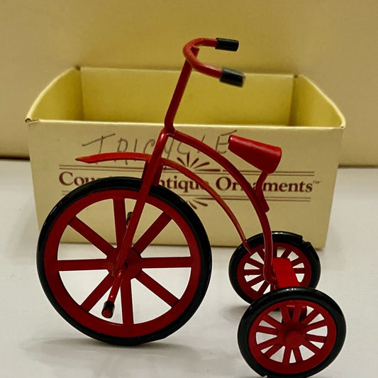 Vintage, Rare, Country Antique Toy- Ornaments- Tricycle