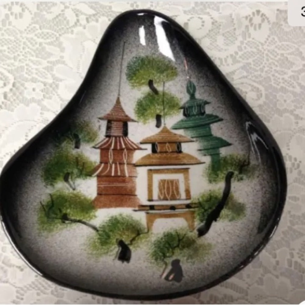 Vintage, Sascha Brastoff, California Art Bowl, Gaudy Blue Willow, 14inx6in