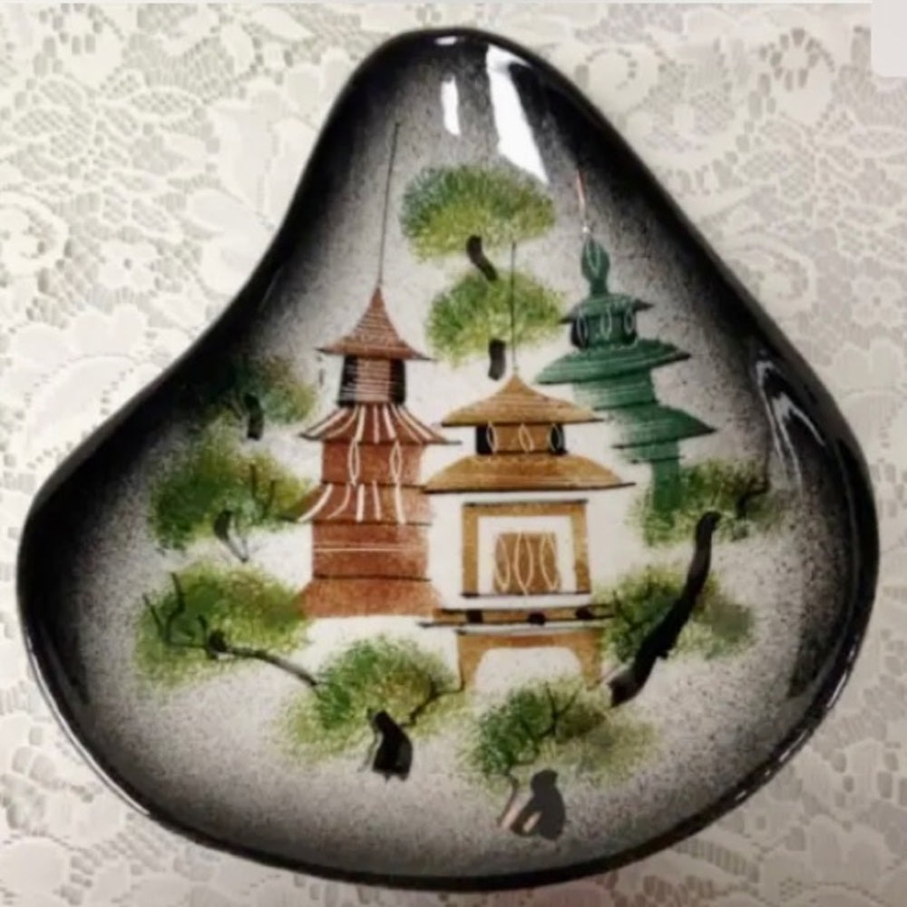 Vintage, Sascha Brastoff, California Art Bowl, Gaudy Blue Willow, 14inx6in